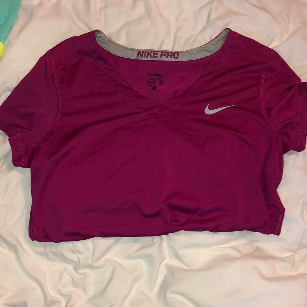 Nike pro combat short sleeve shirt
